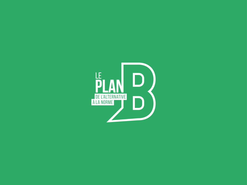 Logo & identité visuelle de l'association Plan B