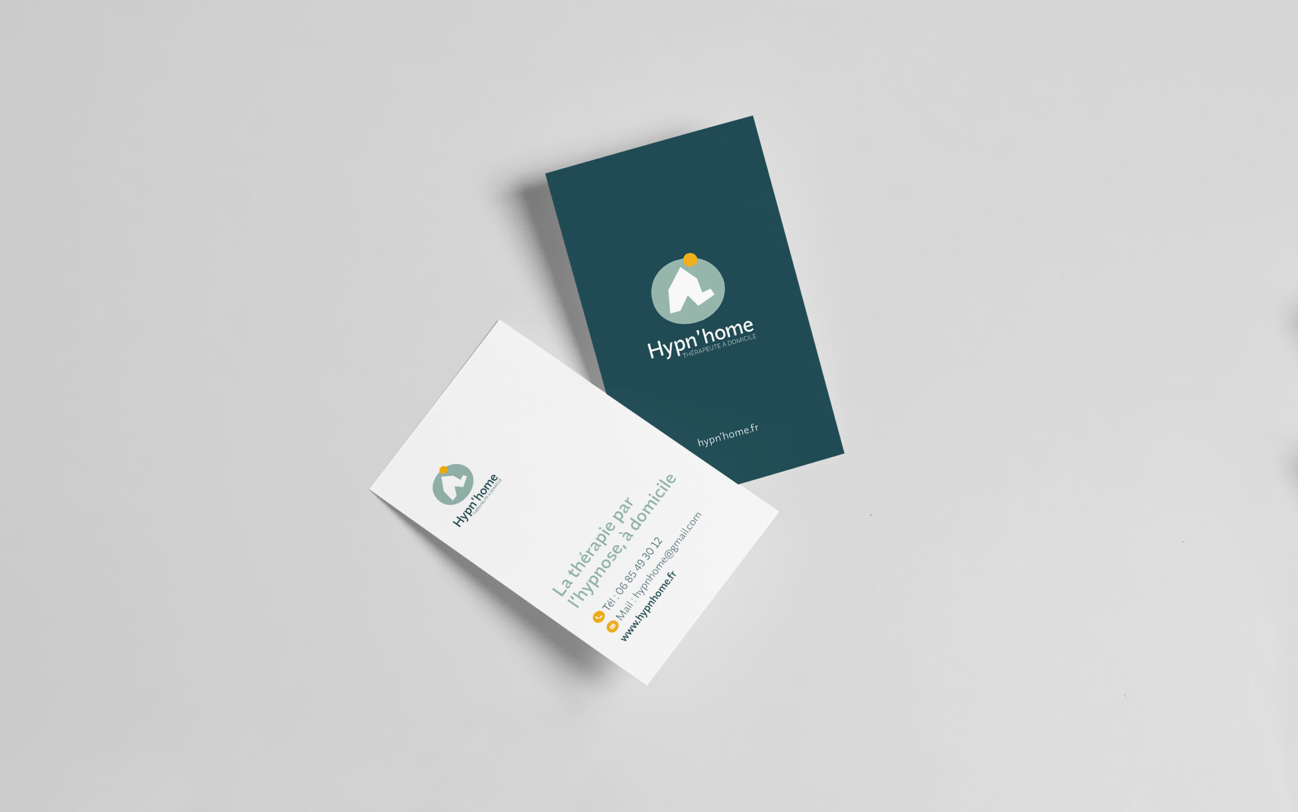 mockup carte de visite de hypnhome