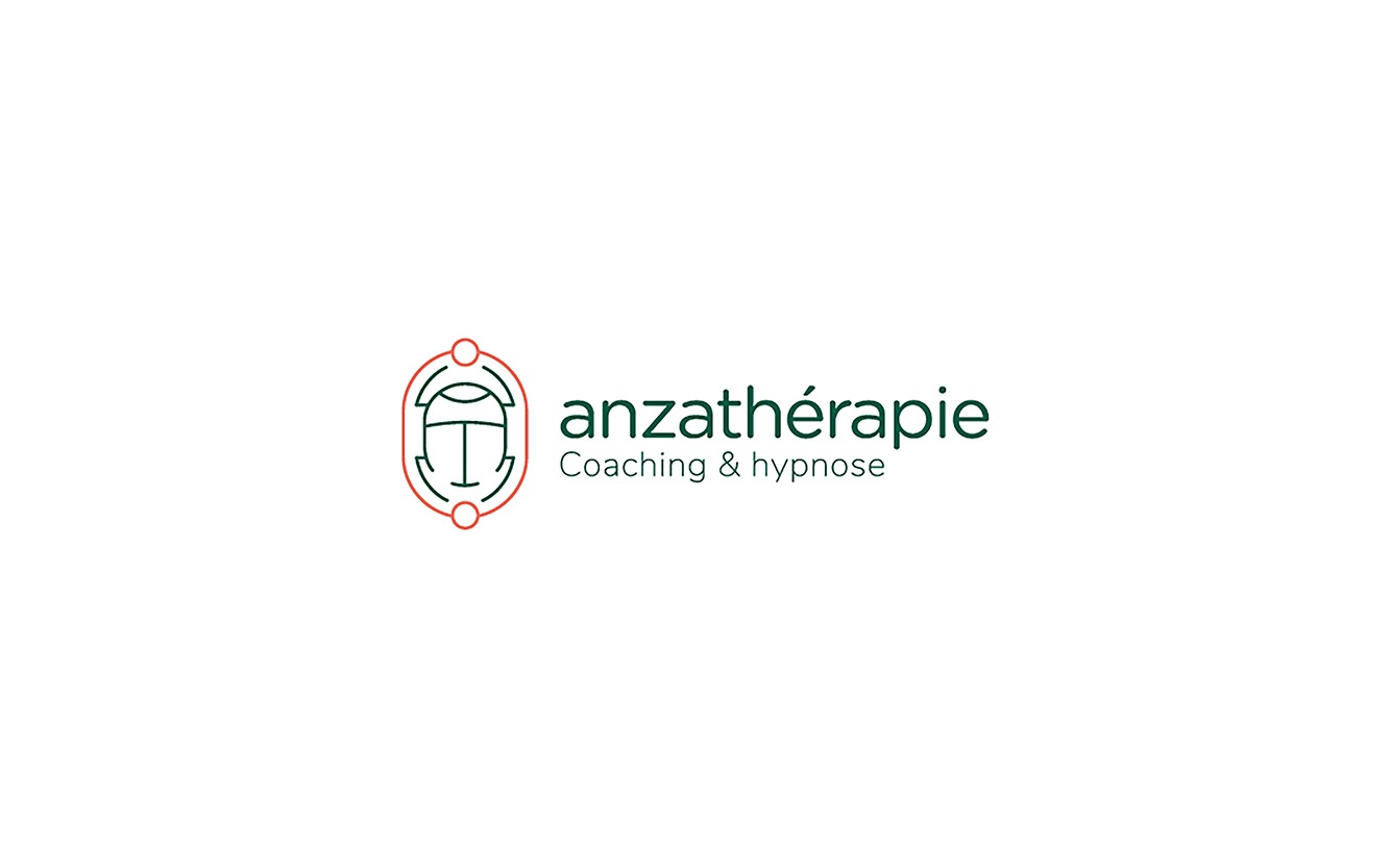 Logo anzathérapie sur fond blanc